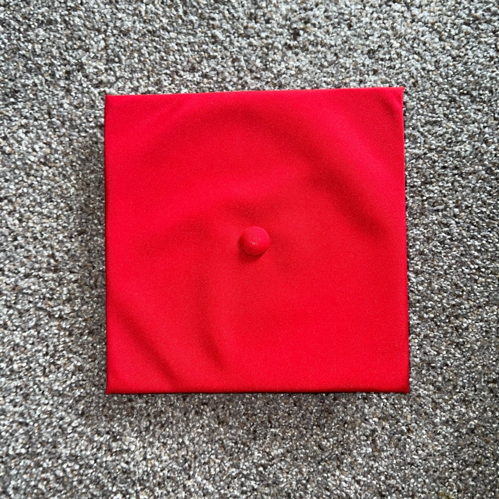 Red Graduation Cap